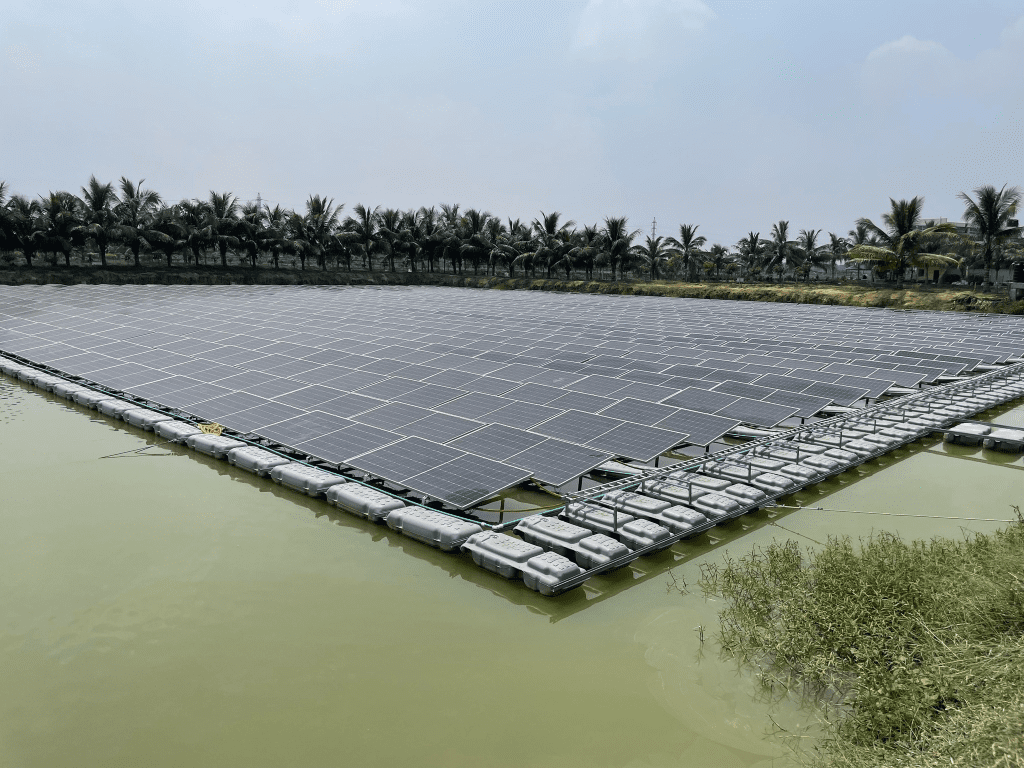Bangladesh’s first floating solar power plant at Bulanpur in Chapainawabganj